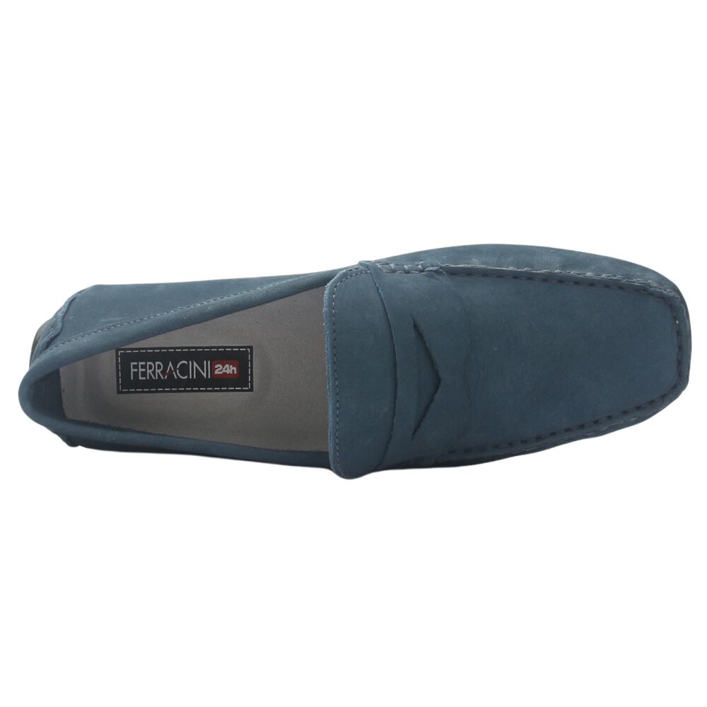 Mocasin Ferracini Hombre 2770 Mali Azul Marino Casual image number 4.0